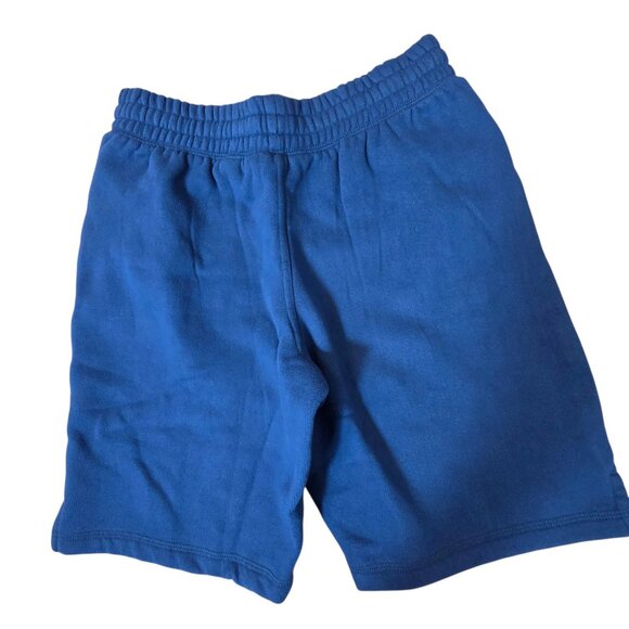 🔴 Lands End Shorts Boys Large 10H 12H Deep Sea Navy Knit Husky Elastic Waist - Picture 5 of 13